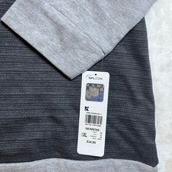 NWT NFL Team Apparel Denver Broncos Sweatshirt Womens XL Lightweight Football - Picture 2 of 6